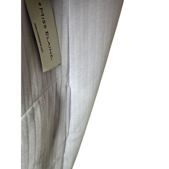 Miss Elaine Womens Short Sleeve Embroidered Snap Front Duster Housecoat Large - Picture 6 of 9